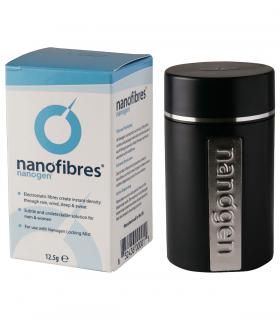 Наноген Нанофайбрс Вайт (Белая седина) - Nanofibres - Nanogen Hair Building Fibers White - нановолокна для маскировки облысения.