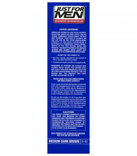 Джаст фо Мен Медиум-Дак Браун средне-темно-коричневый H-40 [Just for Men Medium-Dark Brown H-40] - способ применения.