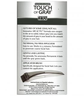 Just for Men Touch of Gray Mustache and Beard Dark Brown & Black B-45/55 не требует смешивания ингредиентов.