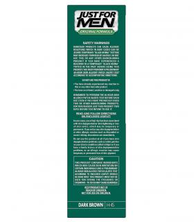 Особенности применения красок Just for Men указаны на боковой стороне упаковки.