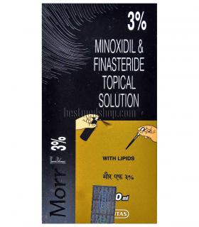 МОРР-Ф Миноксидил 3% с финастеридом 0,1% и  липидами (1 фл x 60 мл) [Morr-F Minoxidil 3% with Finasteride 0,1% and lipids].