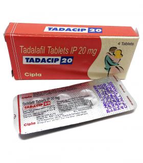 Тадасип (4 таб х 20 мг тадалафила) [Tadacip (4 tab x 20 mg tadalafil)] - точный аналог Сиалиса (Cialis) для поддержания эрекции.