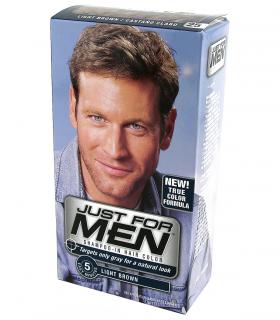 Дизайн упаковок Джаст фо Мен [Just For Men] менялся компанией Combe Inc. много раз и зависит даже от региона сбыта.